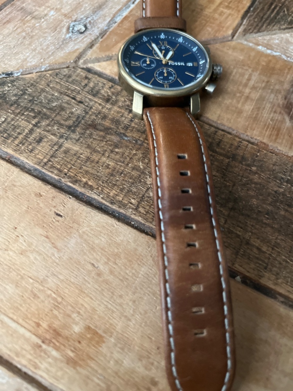 Fossil Men’s Leather Watch - Picture 4 of 7